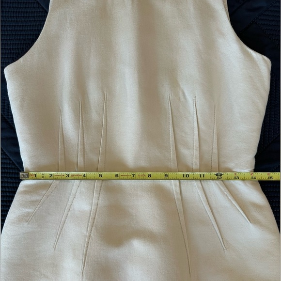 3.1 Phillip Lim 8 Sheath Dress cream/white pearls/embellished neckline - Picture 6 of 9